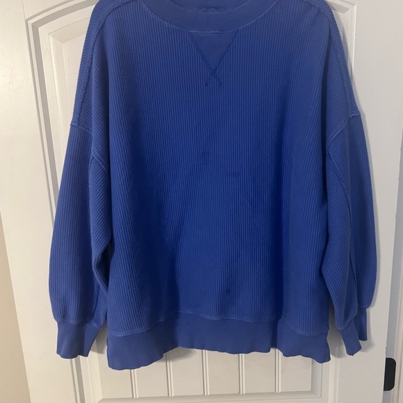 Aerie Blue Sweatshirt - Picture 2 of 2